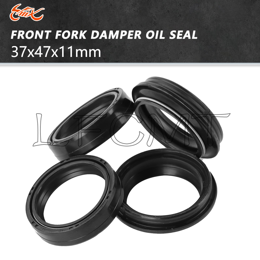 Fork Oil Seal - 4/8개 37x47x11 프론트 포크 댐퍼 쇼크