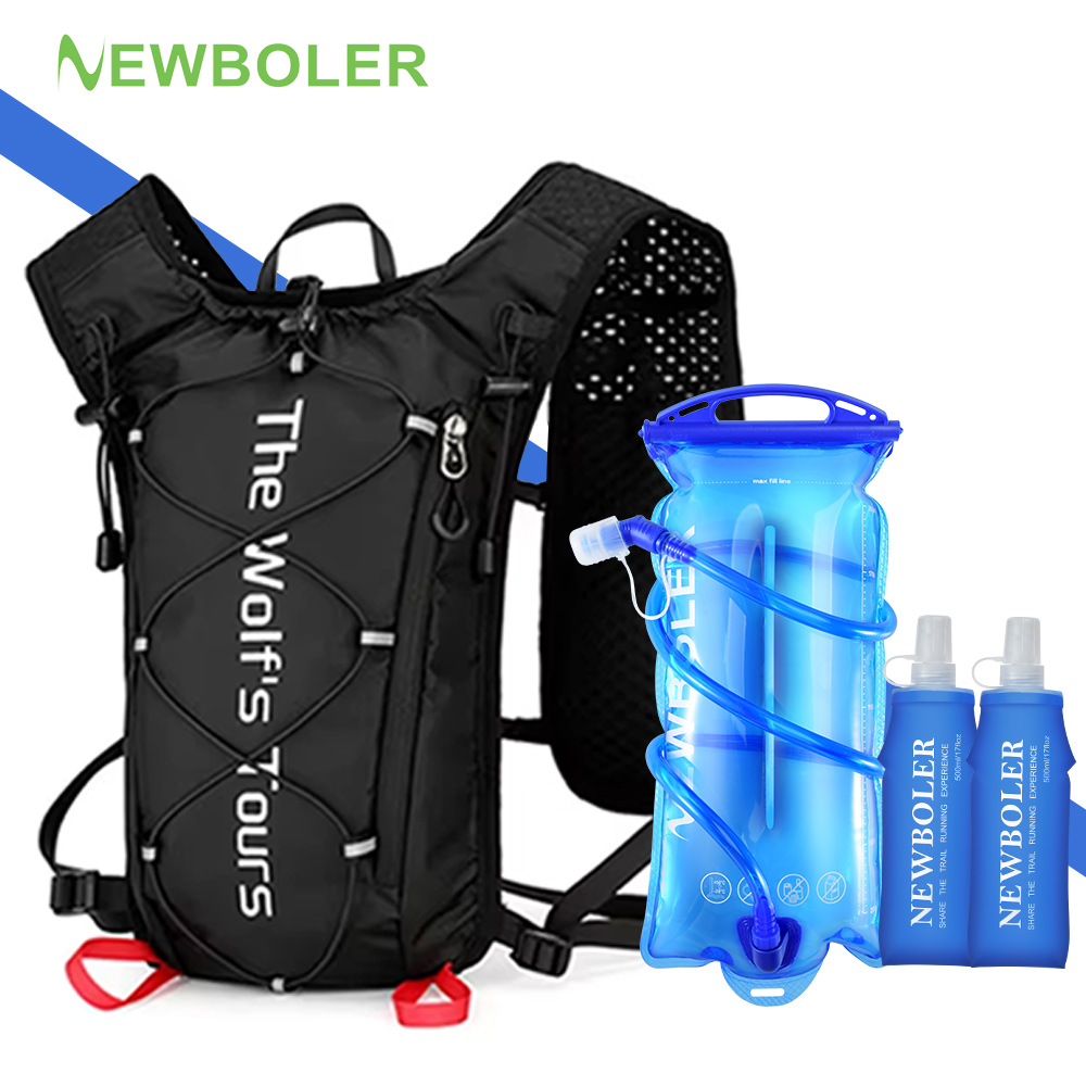 Mountain Biking Vest - NEWBOLER 야외 트레일 러닝 초경량 배낭