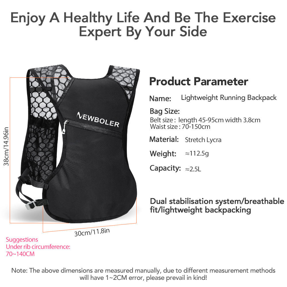 NEWBOLER 야외 트레일 러닝 배낭 초경량 여성 남 - Mountain Biking Vest 리뷰 및 가격
