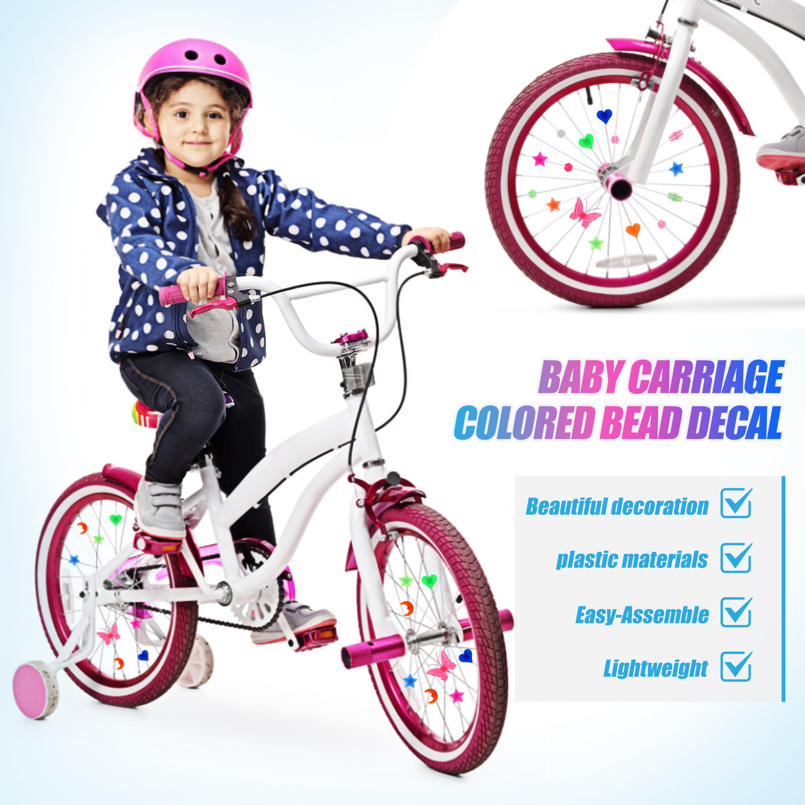252개 어린이 자전거 액세서리 스포크 비즈 장식 자전 - Mountain Biking For Kids 리뷰 및 가격