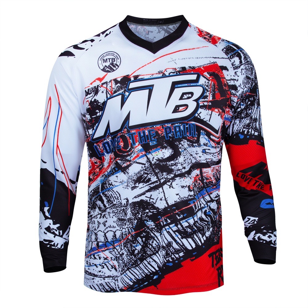 MTB 산악 자전거 긴팔 사이클링 저지 트렌디 프린트  - Mountain Biking Shop 리뷰 및 가격