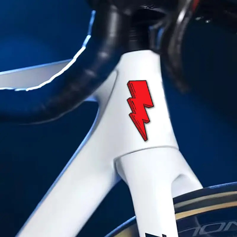 1pcs 번개 스티커 자전거 프레임 스티커 산악 자전거 - Mountain Biking History 리뷰 및 가격